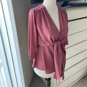 New Look Tie Front Blouse
